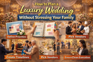How to Plan a Luxury Wedding Without Stressing Your Family
