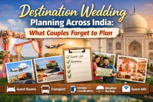 Destination Wedding Planning Across India: What Couples Forget to Plan